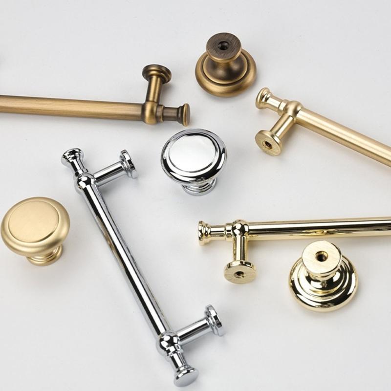 1pair Drawer Pulls Zincs Alloy Dressers Knob Cupboard Handle Unique Furniture Handle Bedsides Cabinet Pull Hardware