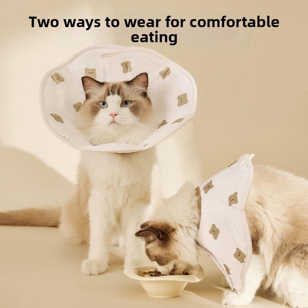 Soft Pet Elizabeth Circle Cartoon Cat Dog Grooming Cover Pet Protective Cover  Sterilization Care
