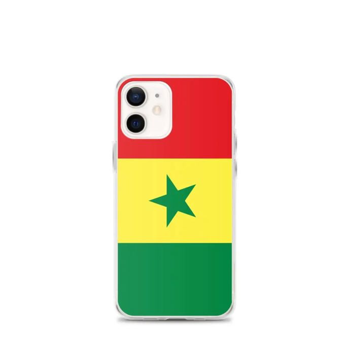 Coque Télephone Drapeau Sénégal - iPhone 12 mini