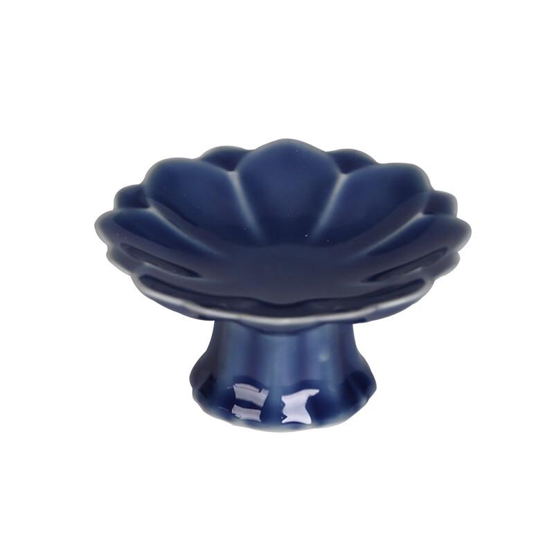 Exquisite Chinese Ceramic Pedestal Snack Plate