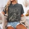 BECK Retro Portrait PerforUnisexce Printed Womens Tshirt SpringSummer Fashion Trend Pure Cotton Top Neutral Short Sleeve Tshirt