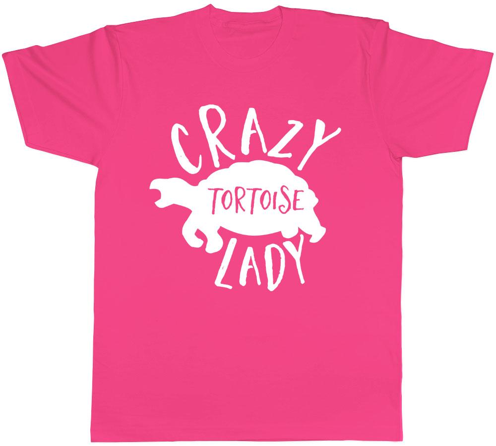 Unisexs Ladies Crazy Tortoise Lady TShirt
