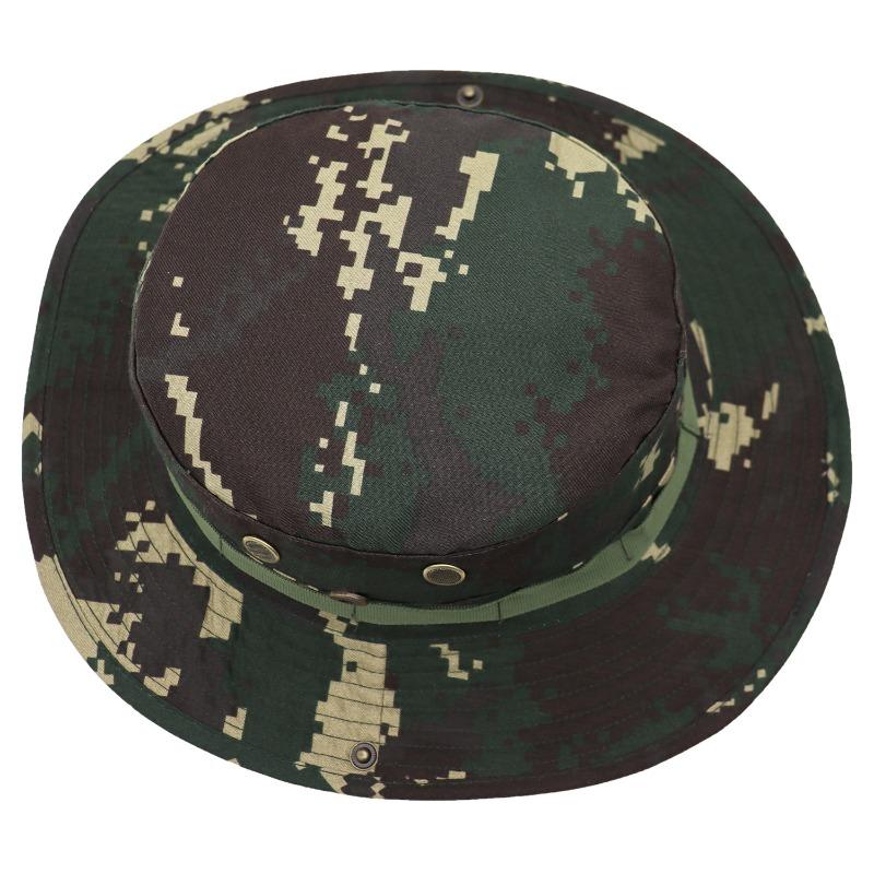 Mountaineering visor summer new breathable bucket hat outdoor fishing camping UV camouflage sun protection hat