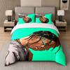 3Pcs Bed Set,Travis Scott 1 Duvet Cover and 2 Pillowcases, Printed Bedding Decor For Guest Room
