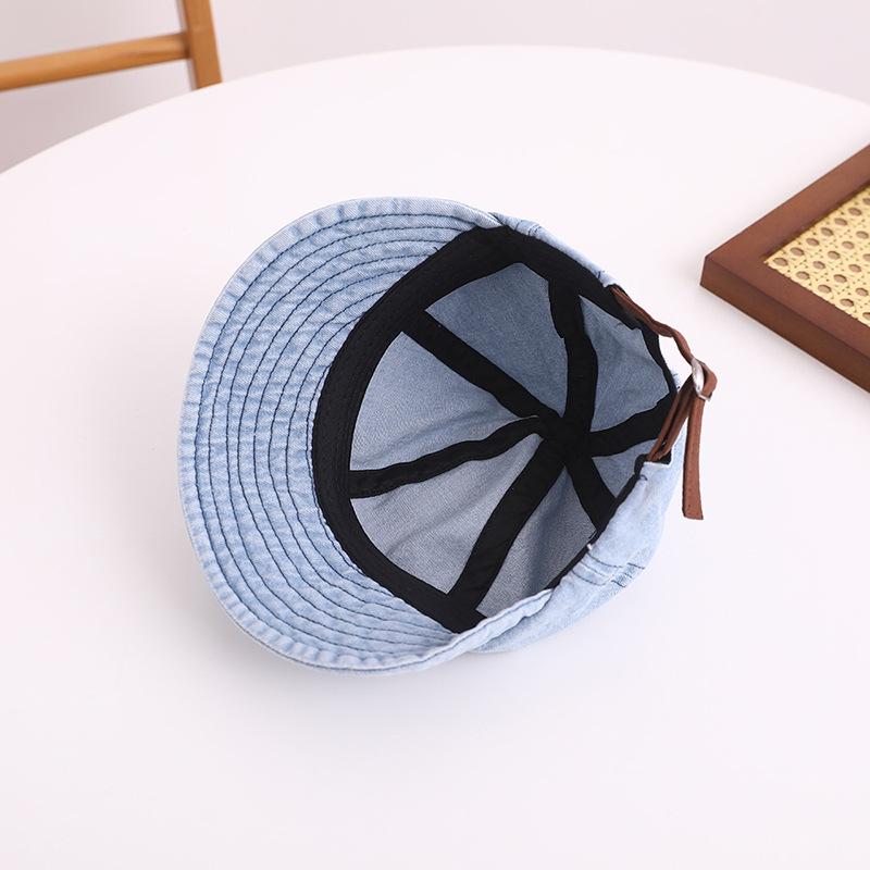 Vintage Kinder Cap Denim Blau Baby Sonnenhüte Sommer Frühling Einstellbar Kinder Baseball Caps für Mädchen Jungen Zubehör 1-3Y