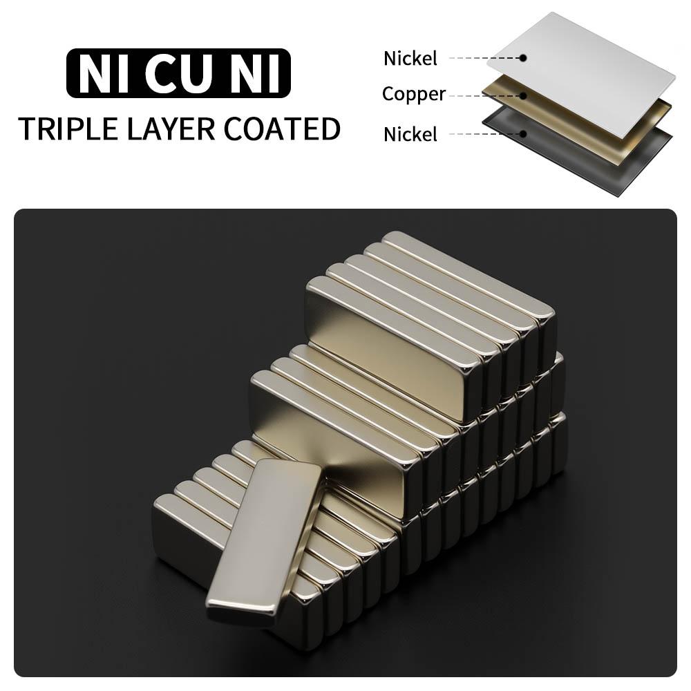 30x10x4mm Potente Magnete al Neodimio N35 NdFeB Magnetico Permanente Blocchetto Magneti Super Forti per Frigorifero Fai da Te