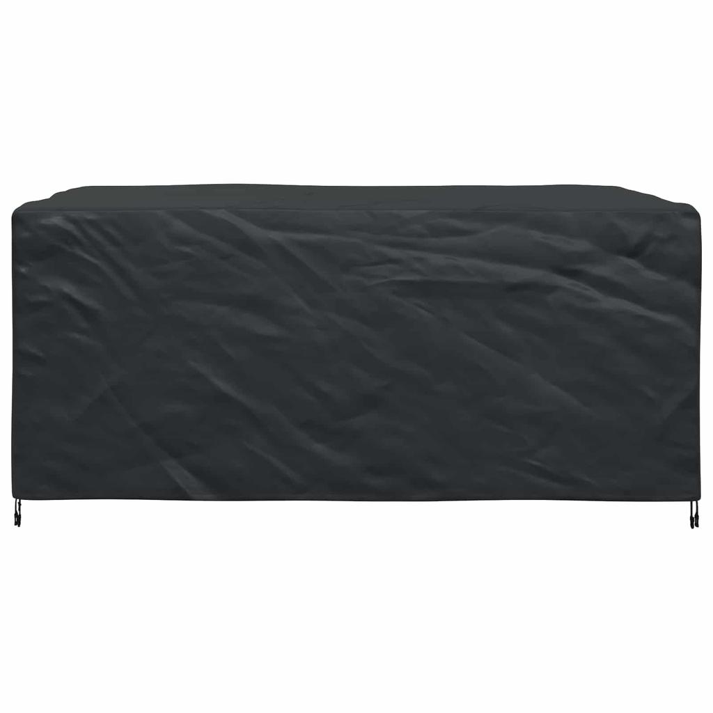 Solid Black Furniture Cover 240 x 180 x 100 cm 210D