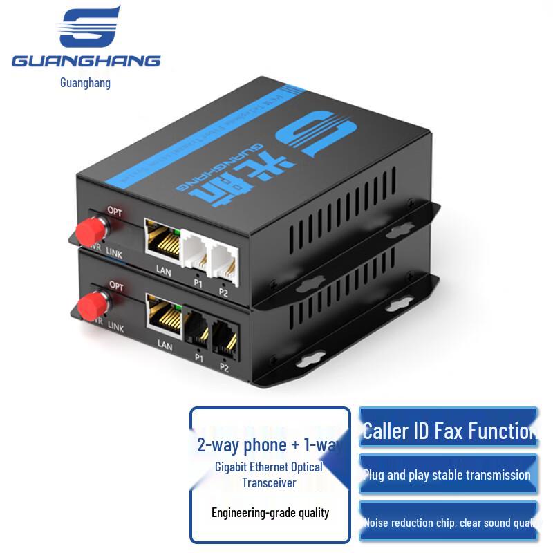 Guanghang PCM Voice Over Fiber Converter