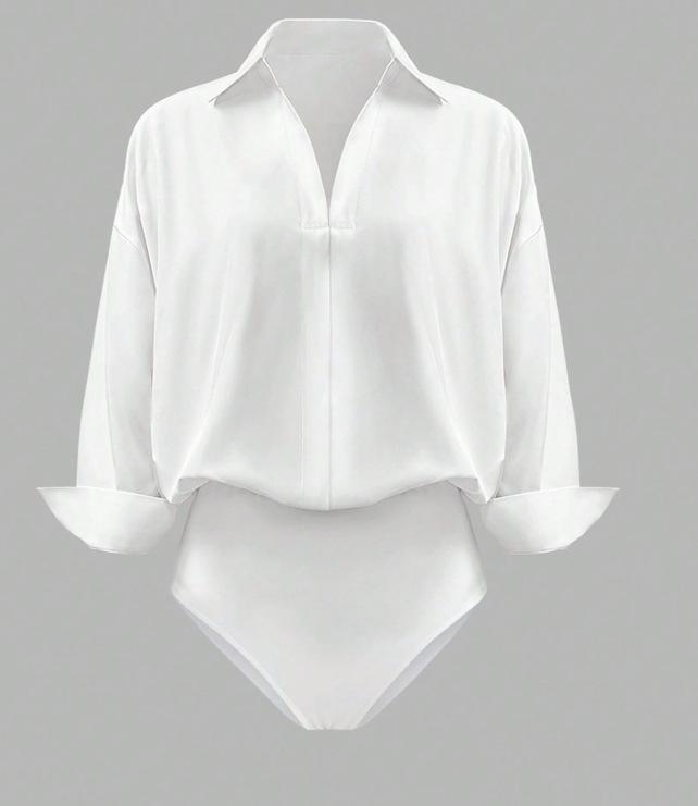 2026 European Fashion Slim-fit Mid-sleeve Women's Lapel Shirt