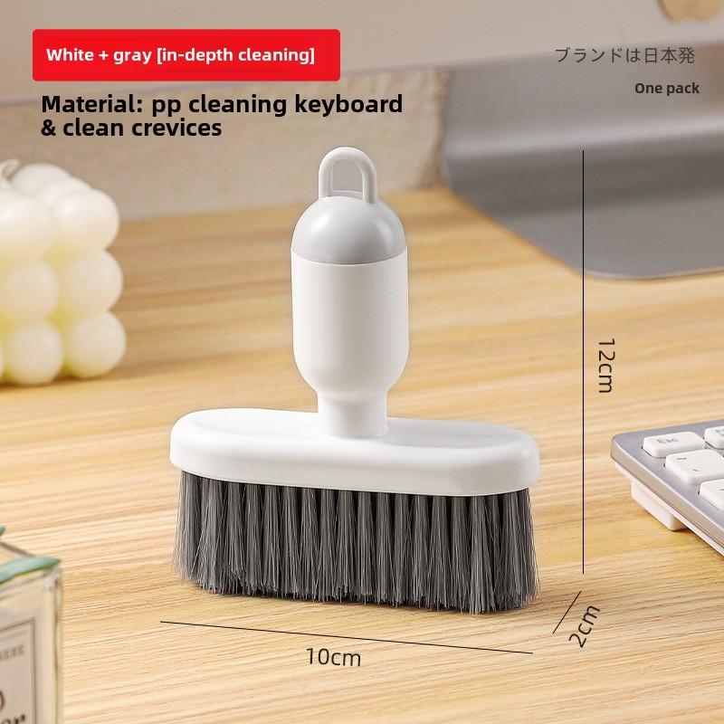2-in-1 Keyboard Cleaning Brush, Multifunctional Crevice Brush for Desktop, Window Groove, Home Dust Removal