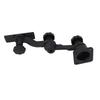 Plotter   Arm Mount, 11.4 Inch Horizontal Fish Finder Bracket with 6.25 x 2 Inch Panel, Aluminum   Arm Bracket for Fish Finder for Chart Plott