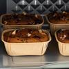 50PCS Oil-proof Baking Cup, Rectangular Mini Size, with Grooved Rim To Prevent Leaks. Suitable for Baking Bread, Cupcakes, and Desserts.