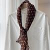 Smart Polka Dot Silk Scarf: Luxury Georgette Mulberry Shawl for Women - Spring/Summer Multifunctional Accessory