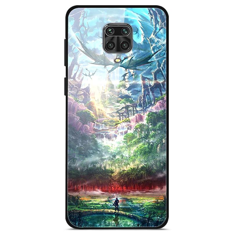 Tempered Glass Case For Xiaomi Redmi Note 9 Pro Case Max Glass Back Cover For Xiaomi Redmi Note 9 Case 9s Redmi Note9 Pro Cases