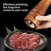 Modern Minimalist Wooden Pepper Grinder With Handheld Salt And Pepper Mill For Kitchen Use