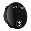 Motorcycle Car Volt Voltmeter 5V-48V Digital LED Display Voltage Meter Round Panel for Vehicle and Marine Use