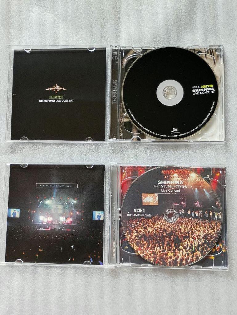 [USED] SHINHWA DVD VCD CD set bundle