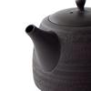 Tokoname ware Tokocralabo Tokoname ware Tamamitsu Kiln Teapot with Ceramic Mesh Tea Single Serving Size Black Pine Bark for Green Japanese Made in