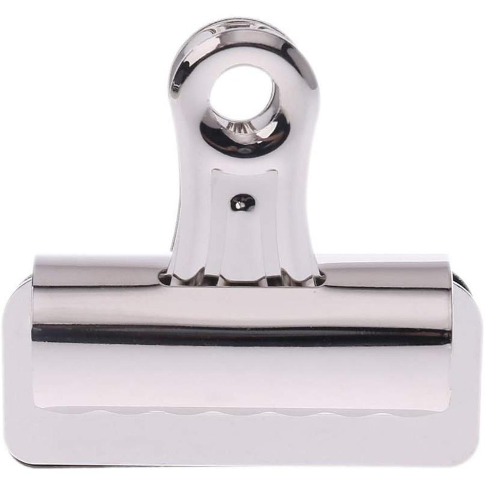 

Большие металлические зажимы-петли, 65 мм 75 мм серебристые металлические зажимы-бульдоги для бумаги, писем, документов, билетов, файлов для картинок, фотографий, денег