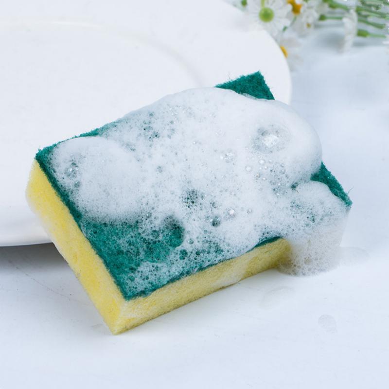 50Pcs Highly Absorbent Double-Sided Sponge Magic Cleaning Pot Rust Sponge Cleaning Brush Kitchen Cleaning Tool