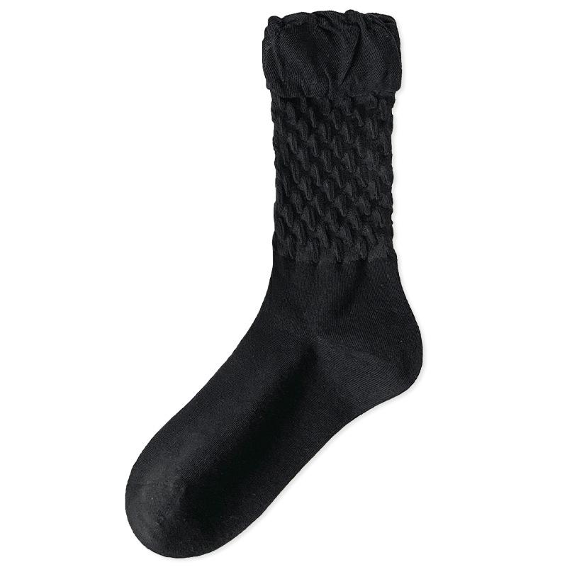 Women's Boneless Bubble Socks, Princess Wind Tube Socks, Spring and Autumn High Tube Versatile Pile Socks