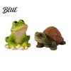 Healing Micro-landscape Decor Mini Resin Frog And Turtle Statues, Micro Landscape Animal Ornaments, Small Garden Ornaments Figurines for Succulents