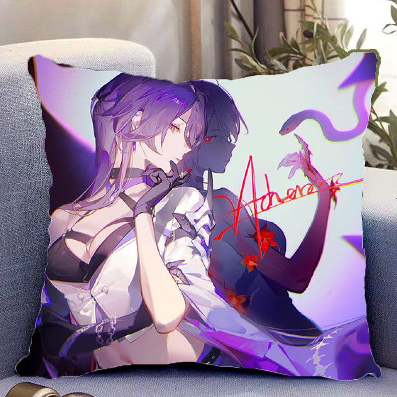 Honkai Star Dome Railway Unterwelt Doppelseitiges Peripheres Kissen Büro Wohnheim Kissen Als Geburtstagsgeschenk für Freunde