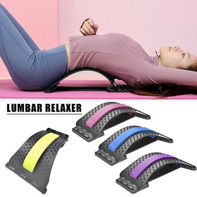 Back Stretcher Multi-Level Adjustable Massager Waist Neck Fitness Lumbar Cervical Spine Cervical Spine Support Massager Tools