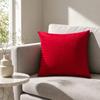 Einfarbige Samt-Kissenhülle, Weiche Plüsch-Kissenhülle, 17,7 x 17,7 Zoll Glatte Samt-Kissenbezug für Sofa, Bett, Büro, Gemütliche Wohnkultur