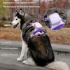 Dog Chest and Back Harness with Back Collar Style Leash for Outdoor Dog Walking Pet Chest and Back Harness