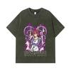 275 GSM Washed T-shirts 100% Cotton Seven Deadly Sins V5 Gowther Print Unisex Heavy Cotton T Shirt
