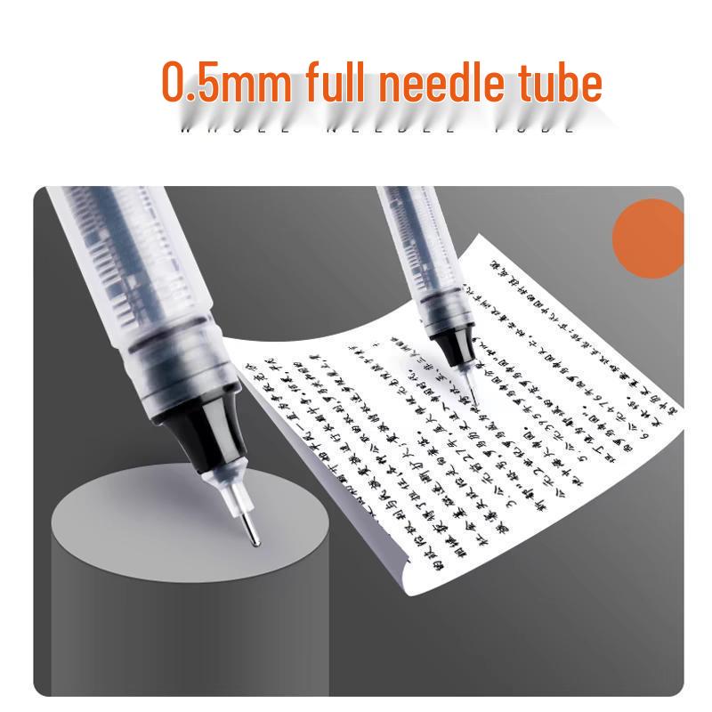 Snabbtorkande Svart Gel-Rullpenna 0,5 mm för Prov & Kontorsbruk