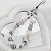 Women Girls Cellphone Pendant Mobilephone Hanging Cord Elegant Handmade Beaded Telephone Strap Jewelry Fashion Accessory