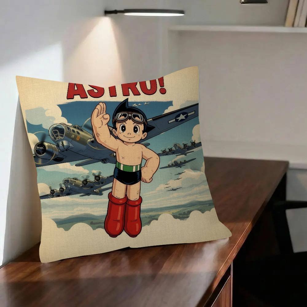 Cushion Pillow Cover for Bedroom Room and Living Room Sofa Decorative Cushion Cover POPULAR ANIME Astro Boy