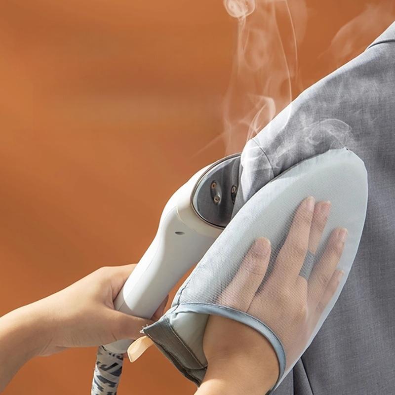 Mini Handheld Ironing Board Portable Household Heat Resistant Garment Steamer Ironing Gloves for Clothes