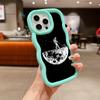 Ae97 Space Moon Astronaut Black Art Protective Phone Cases for iPhone 14 13 Pro Max 11 12 15 Plus Infinix Hot 40i Smart8 Tecno Big Wave TPU Back Cover