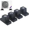 Ailunate Buitenunit, Anti-Vibratie Rubber, Set van 4, Airconditioner, Geluidsisolatie, Basis, Anti-Vibratie Pad,