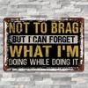 Vintage Humor Metal Sign Funny Tin Wall Decor For Bar Cafe Home