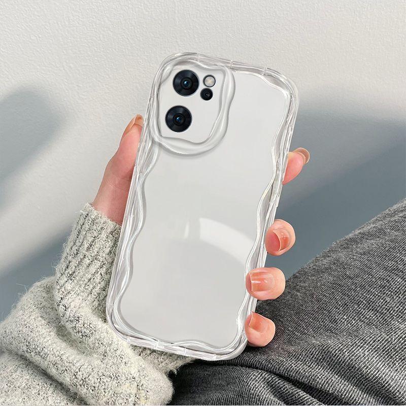 

Мягкий силиконовый чехол для OPPO 4Z A16e A16K A17 A17K A77 A72 Find X3 X5 Lite 4G 5G, чехол из ТПУ, задняя крышка для телефона For OPPO Find X5 Lite прозрачный