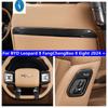 Steering Wheel / Armrest Box Lid / Seat Chair Adjust / Rear Kick Plate Cover Trim For BYD Leopard 8 2024 2025 ABS Accessories