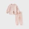 David Bella Children's Autumn Clothes, Autumn Pants, Girls' Underwear Set, Pure Cotton Boys' Antibacterial Pajamas