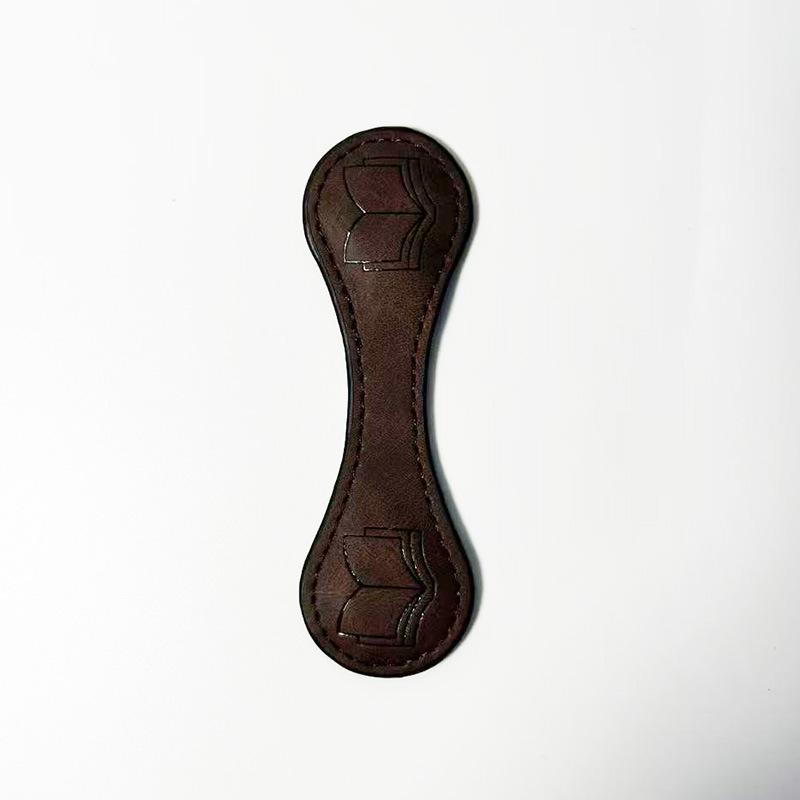 Clip per Pagina di Libro Pelle Retro Pelle Cavallo Pazzo Segnalibro Magnetico Porta Libri Magnetico Regalo