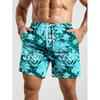 3D Print Vibrant Floral Patterns Beach Shorts Men's Clothing Daily Casual Loose Breathable Drawstring Board Short Men Fashion