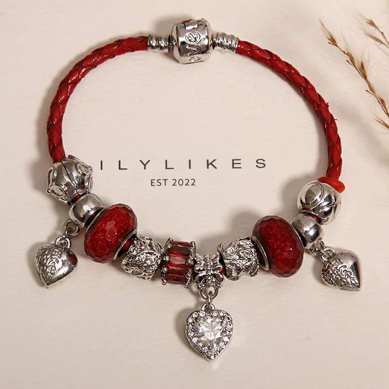 Elegant Women's Bracelet – Luxury Retro Beaded Design with Panjia Style for a High-End, Exquisite Feel.