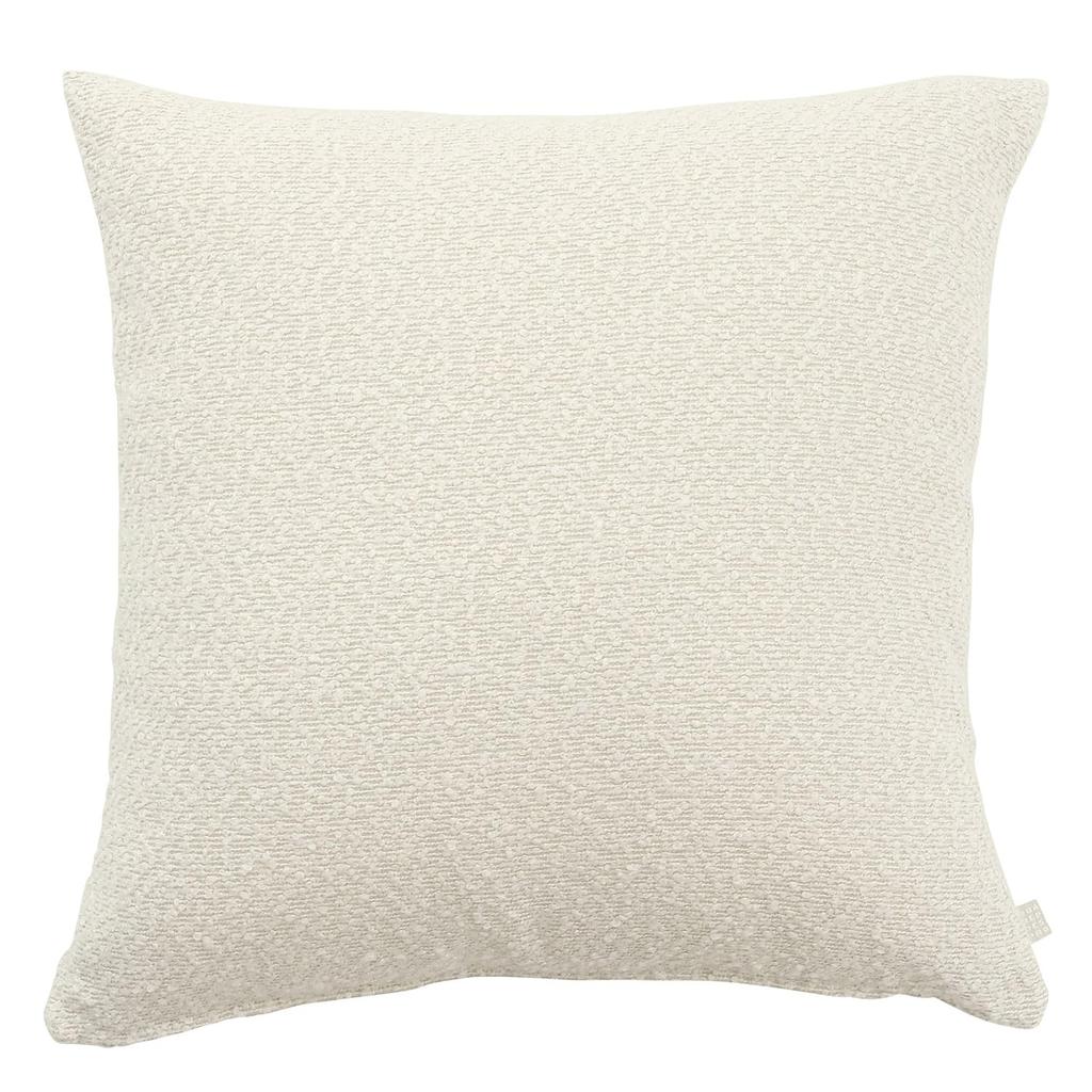 Quarter Report Rustic Cushion Solid Zipper Made in Japan Cover, Boucle, Natural, Approx. 45x45cm, Color, Simple, Closure,