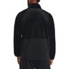 Under Armour Solid Color Logo Print Zip-Up Collar Jacket Men Outerwear Black 1373872-001