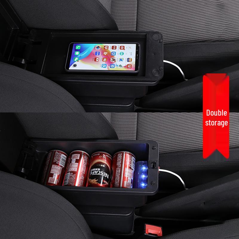 Ford Fiesta Armrest Box for Sedan & Hatchback Models - Upgraded Accessories