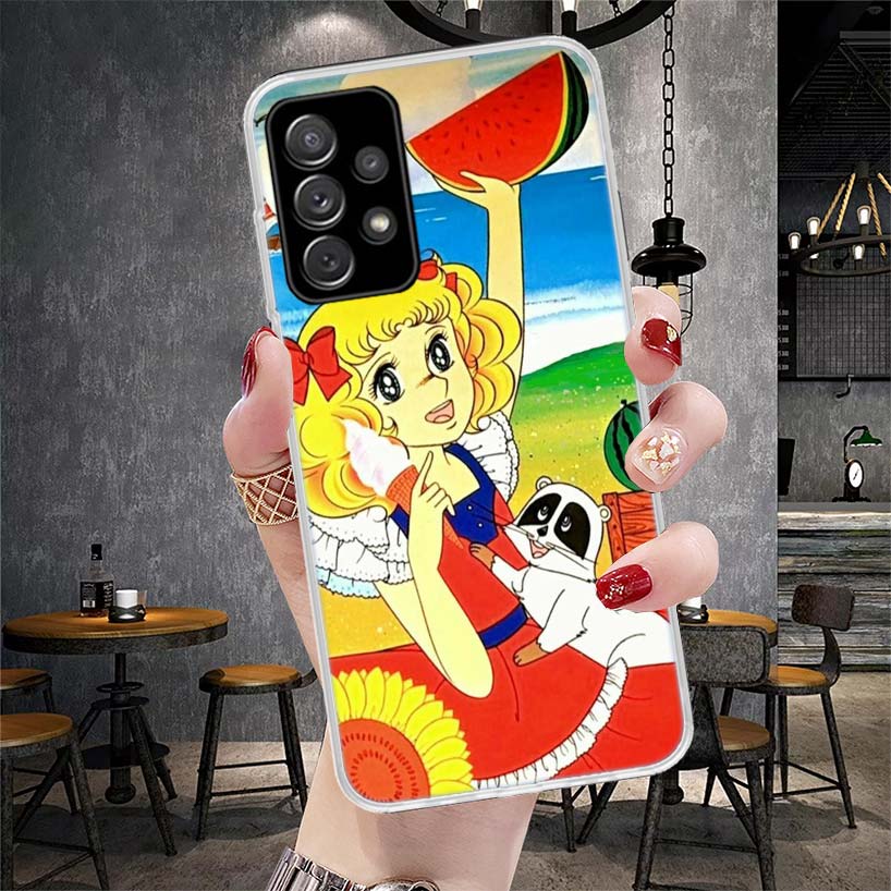Anime Candy Phone Case For Samsung Galaxy A13 A14 A15 A16 A17 A53 A54 A55 A56 A57 A33 A34 A35 A36 A37 A23 A24 A25 A26 Galaxy A13