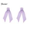 Festival Ribbon Sash Fall Scalloped Wreath for Front Door, 55 Inch Plaid Gingham Autumn Door Bows Thanksgiving Harvest Yard Porch Doorway Indoor