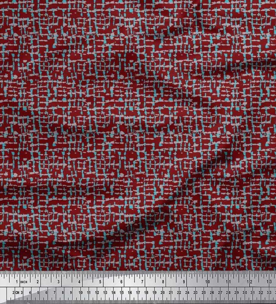 Soimoi Japonská krepová saténová tkanina Textura košile Tisková tkanina v metrech 42 palců